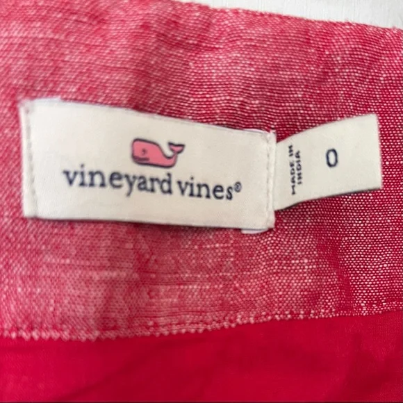 Vineyard Vines hot pink & purple shift dress (0) - Picture 2 of 8